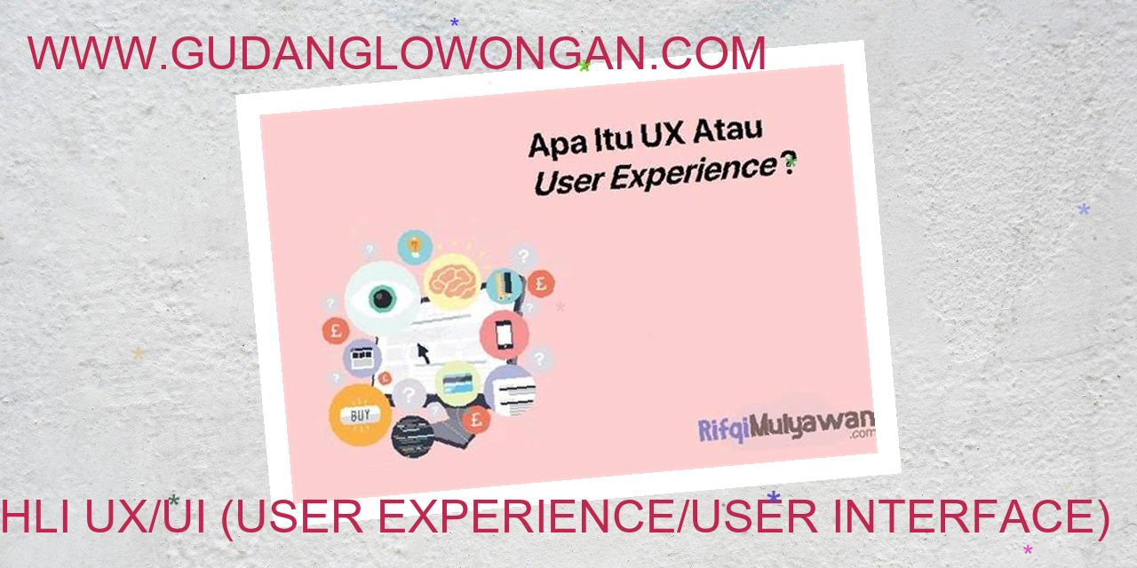 Ahli UX/UI (User Experience/User Interface)