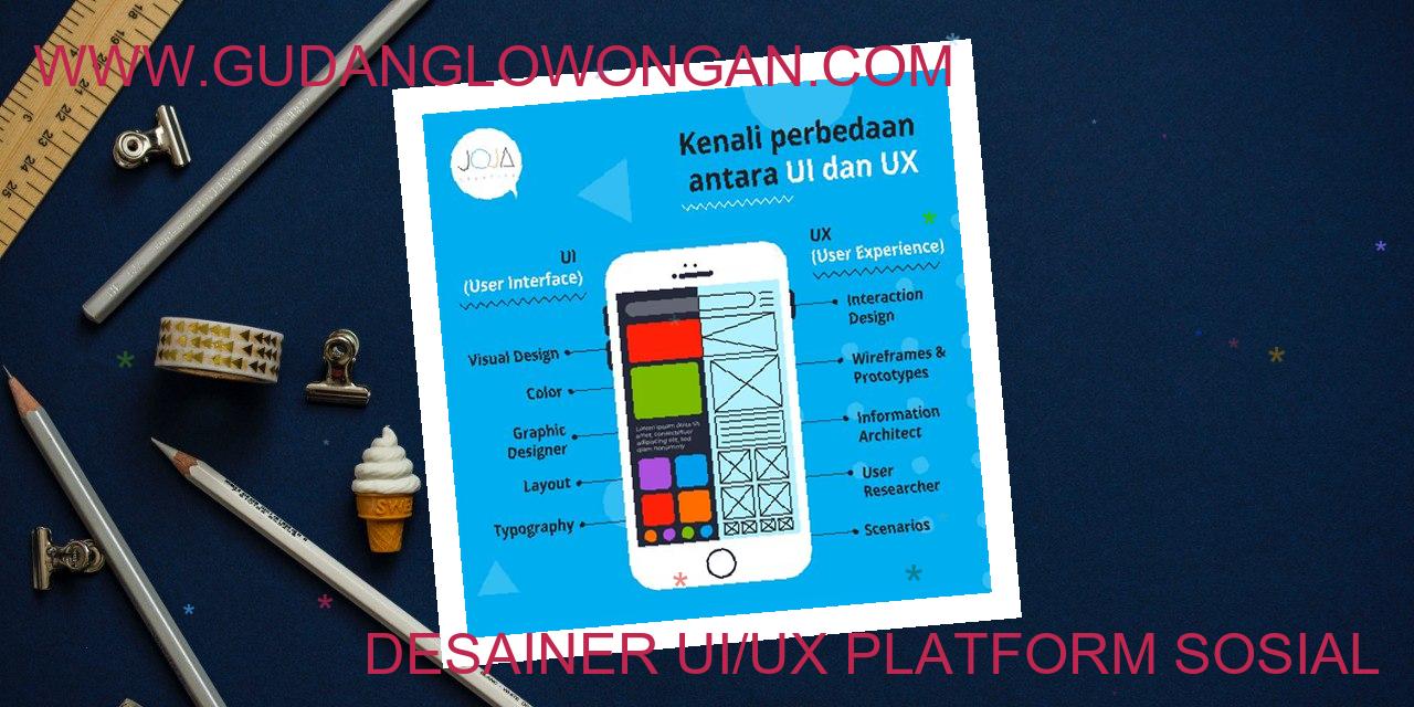 Desainer UI/UX Platform Sosial