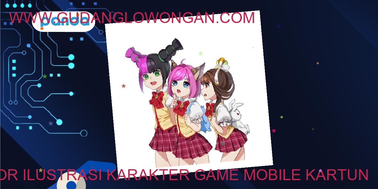 Ilustrator Ilustrasi Karakter Game Mobile Kartun