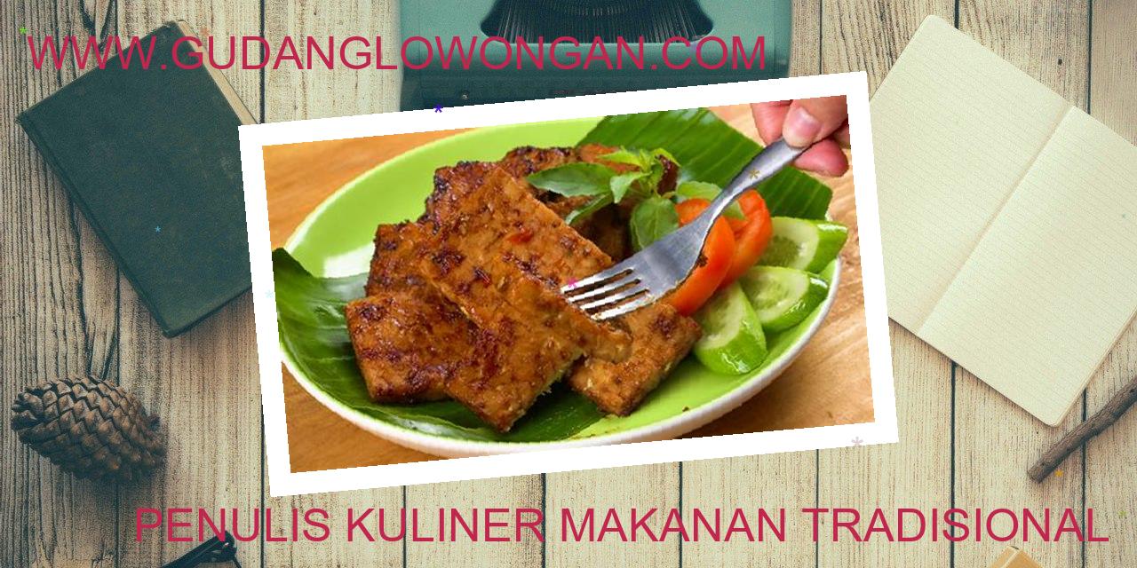 Penulis Kuliner Makanan Tradisional