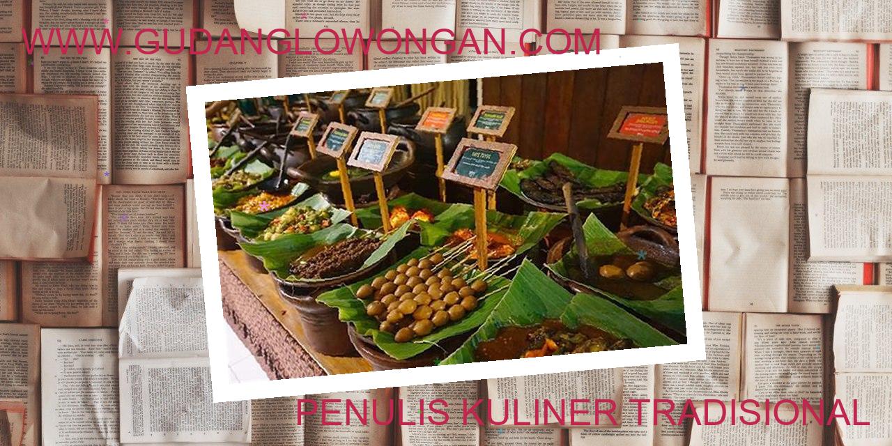 Penulis Kuliner Tradisional