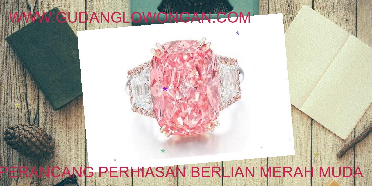 Perancang Perhiasan Berlian Merah Muda